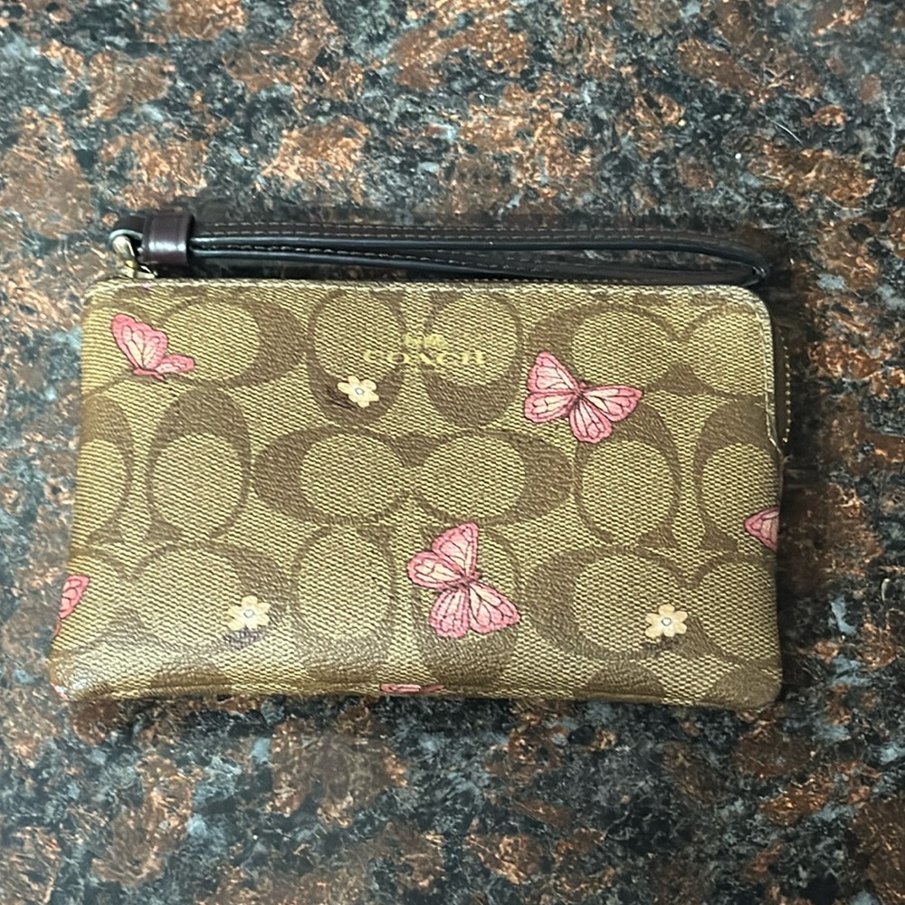 COPY - Authentic Coach Wristlet Butterfly